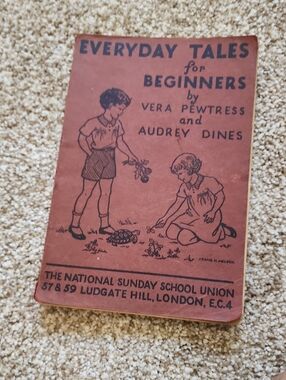 Everyday Tales for Beginners - Illustrated Vintage Book (Brown Cover)
